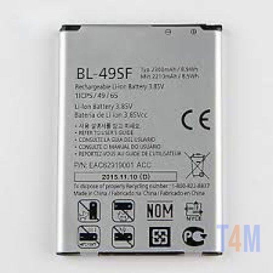 BATERIA 2300MAH DE LG G4C G4S H735T H525N G4 MINI BL-49SF  